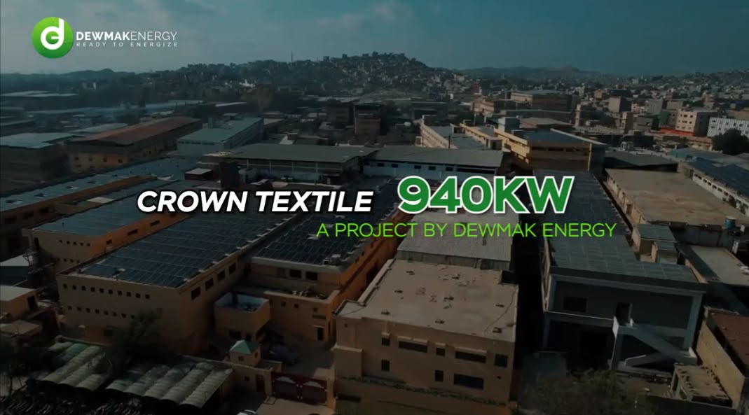 Crown Textile solar project